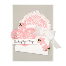 Load image into Gallery viewer, Spellbinders Paper Arts APG Die of the Month December 2022 Sweetheart Envelope &amp; Notecard Set
