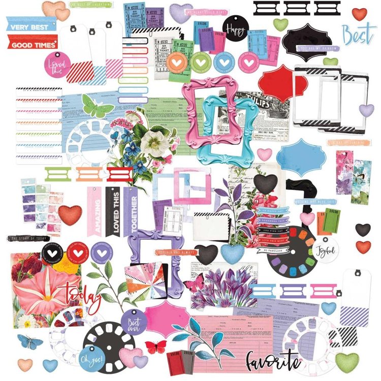 49 and Market Spectrum Gardenia Collection Ephemera Bits (SG-23596) –  Everything Mixed Media