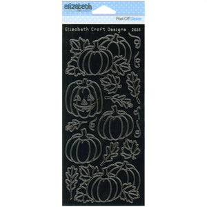 Elizabeth Craft Designs Peel Off Stickers Autumn in Black (2538)