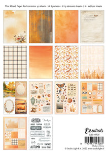 Studio Light Essentials Mixed Paper Pad Fall Into Autumn