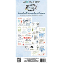 Load image into Gallery viewer, 49 and Market Summer Porch Collection Essential Rub Ons (SP-27778)
