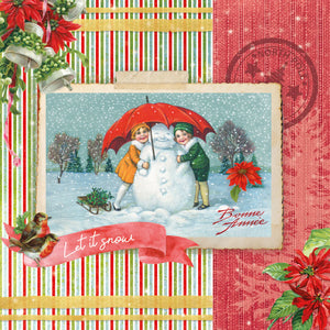 Studio Light Essentials Card Making Pad Vintage Christmas (SL-ES-CMP10)