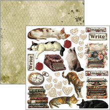 Load image into Gallery viewer, Ciao Bella Book Lovers Fussy Cut Pad 6"x6" 24/Pkg (CBQE091)

