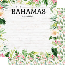 Load image into Gallery viewer, Scrapbook Customs 12x12 Scrapbook Paper Bahamas Vacay Paper (30146)
