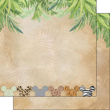 Load image into Gallery viewer, Scrapbook Customs 12x12 Scrapbook Paper Magical Safari Paper (30509)
