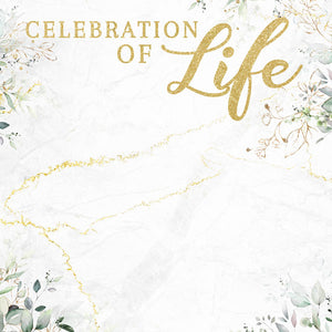 Scrapbook Customs 12x12 Scrapbook Paper Celebration of Life Paper (30672)