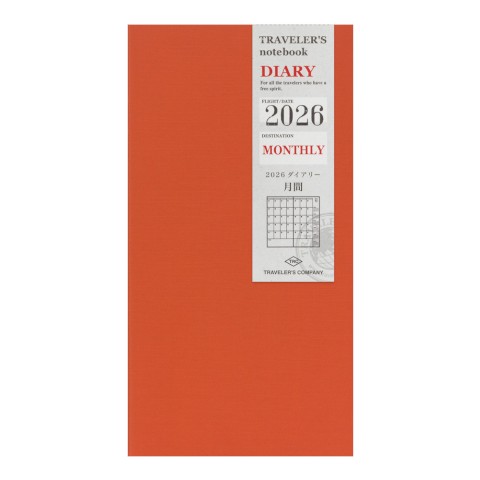 Traveler's Company 2026 Regular Monthly Refill (14494-006)
