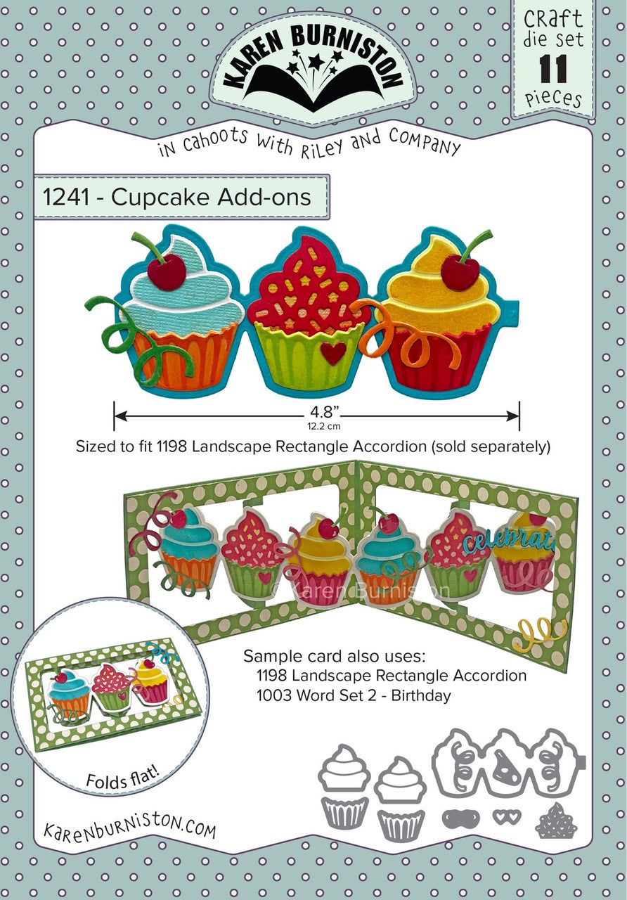 Karen Burniston Dies Cupcake Add-Ons (1241)