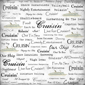 Scrapbook Customs 12x12 Scrapbook Paper Live for Crusin' (34847)