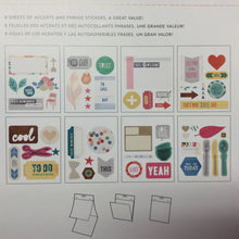 Load image into Gallery viewer, Amy Tangerine Remarks Good Stuff Accent &amp; Phrase Sticker Book (366066)
