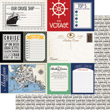 Load image into Gallery viewer, Scrapbook Customs 12x12 Scrapbook Paper Alaskan Cruise Journal Paper (37011)
