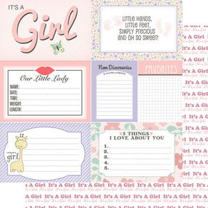 Scrapbook Customs 12x12 Scrapbook Paper Baby Girl Journal Cards Paper (37126)