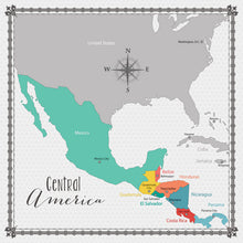 Load image into Gallery viewer, Scrapbook Customs 12x12 Scrapbook Paper Central American Memories Map Paper (37188)
