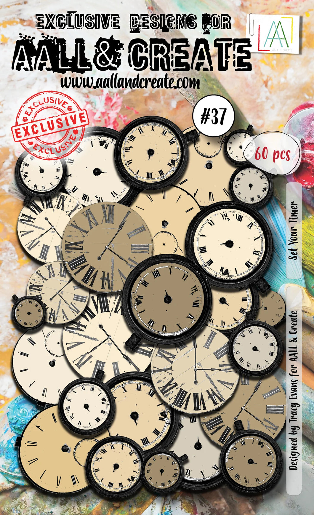 Aall & Create Ephemera Set #37 Set Your Timer