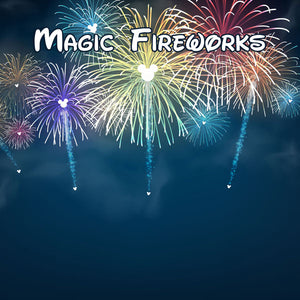 Scrapbook Customs 12x12 Scrapbook Paper Magical Fireworks Paper (38191)