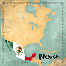 Load image into Gallery viewer, Scrapbook Customs 12x12 Scrapbook Paper Mexico Map Sights Paper (39286)
