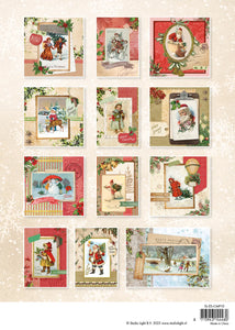 Studio Light Essentials Card Making Pad Vintage Christmas (SL-ES-CMP10)