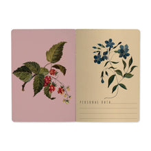 Load image into Gallery viewer, A5 Notebook - Forest Flowers on White
