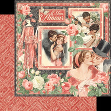 Load image into Gallery viewer, Graphic 45 Papercrafting Paper 8" x 8" Paper Pad - Mon Amour (4501212)
