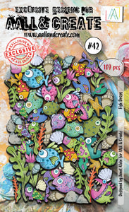 Aall & Create Ephemera Set #42 Fish Drops