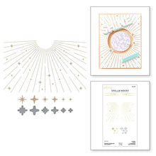 Load image into Gallery viewer, Spellbinders Paper Arts Sparkle Background Hot Foil Plate &amp; Die Set (GLP-438)
