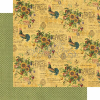 Graphic 45 French Country Collection 12x12 Scrapbook Paper Promenade (4500630)