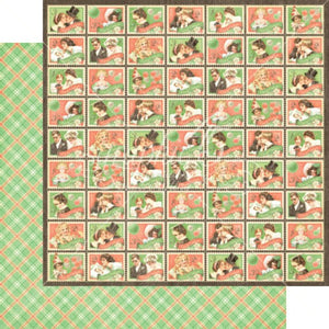 Graphic 45 Time to Celebrate Collection 12x12 Scrapbook Paper Best Wishes (4501010)