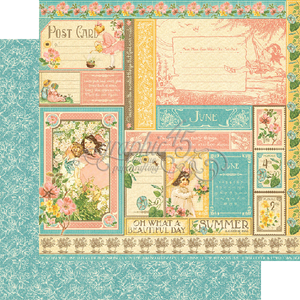 Graphic 45 12" x 12" Scrapbook Paper Children's Hour Collection June Collective  (4501232)