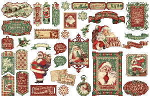 Graphic 45 Letters to Santa Ephemera Pack (4502700)