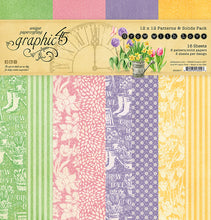 Load image into Gallery viewer, Graphic 45 Grow With Love Collection 12x12 Patterns &amp; Solids Paper Pack (4502817)
