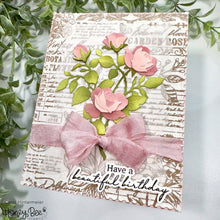 Load image into Gallery viewer, Vintage Flora - 5x6 Rubber Cling Background Stamp
