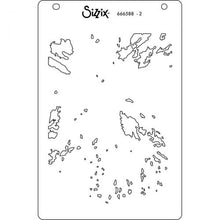 Load image into Gallery viewer, Sizzix A6 Layered Stencil Floral Impressions (666588)
