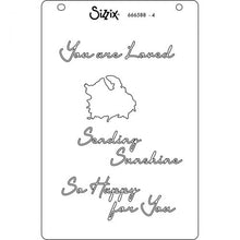 Load image into Gallery viewer, Sizzix A6 Layered Stencil Floral Impressions (666588)
