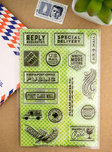 Load image into Gallery viewer, Stay Posted - 4"x6" Clear Stamp Set (15 designs)
