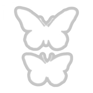Sizzix® Framelits Die & Stamp Set Painted Pencil Butterfly by 49 and Market (666634)