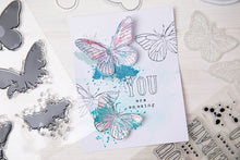Load image into Gallery viewer, Sizzix® Framelits Die &amp; Stamp Set Painted Pencil Butterfly by 49 and Market (666634)
