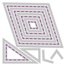 Load image into Gallery viewer, Sizzix Framelits Die Set 13PK - Fanciful Framelits, Katy Deco Diamonds by Stacey Park (666652)
