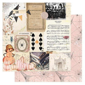 Prima Twilight Collection 12x12 Scrapbook Paper Oddities (981228)