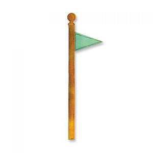 Sizzix Sizzlits Decorative Strip Die Flagpole w/Lantern & Sign by Karen Burniston (657792)