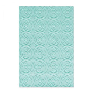 Sizzix 3D Textured Impressions Embossing Folder Geo Crystals (665970)