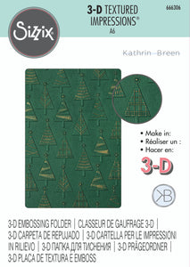 Sizzix  3D Embossing- Geo Trees (666306)