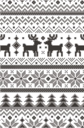 Sizzix Multi-Level Texture Fades Embossing Folder Holiday Knit by Tim Holtz (666340)