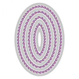 Sizzix® Framelits Die Set Fanciful Framelits Clare Classic Ovals (666551)