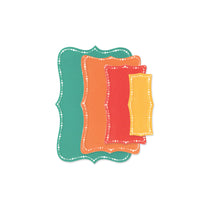 Load image into Gallery viewer, Sizzix® Framelits Die Set Fanciful Framelits Doris Dotted Top Note (666552)
