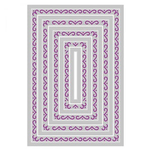 Sizzix® Framelits Die Set Fanciful Framelits Renee Deco Rectangles (666553)