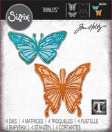 Sizzix Thinlits Vault Scribbly Butterfly Die by Tim Holtz (666564)