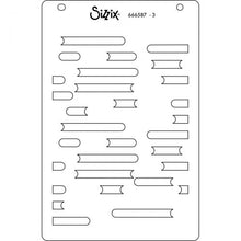 Load image into Gallery viewer, Sizzix A6 Layered Stencil Downtown (666587)
