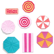 Sizzix Thinlits Die Set 15PK - Beach Blankets & Brellas #2 by Catherine Pooler (666656)