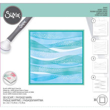 Load image into Gallery viewer, Sizzix Layered Stencil Sea Scape (666665)
