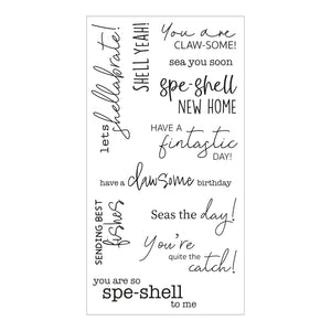 Sizzix Clear Stamp Set Seas the Day (666668)